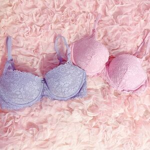 Victoria’s Secret PINK Wink balconette push up bra set